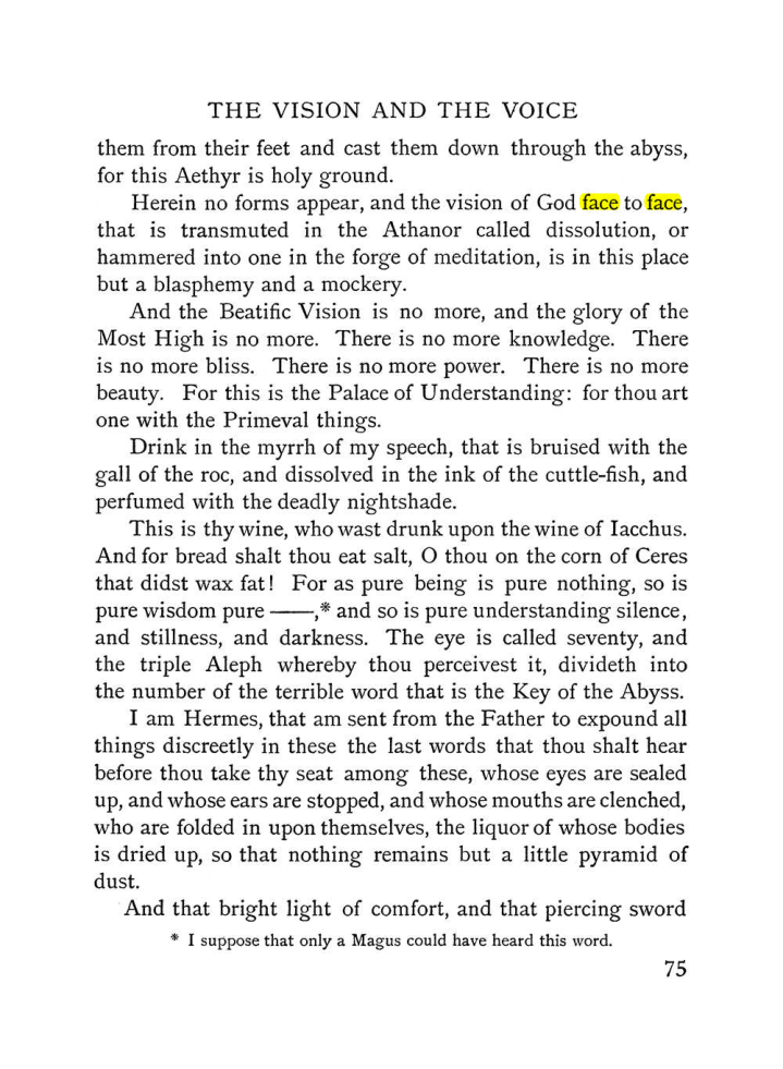 Original scan of The Vision and the Voice, PDF page 77