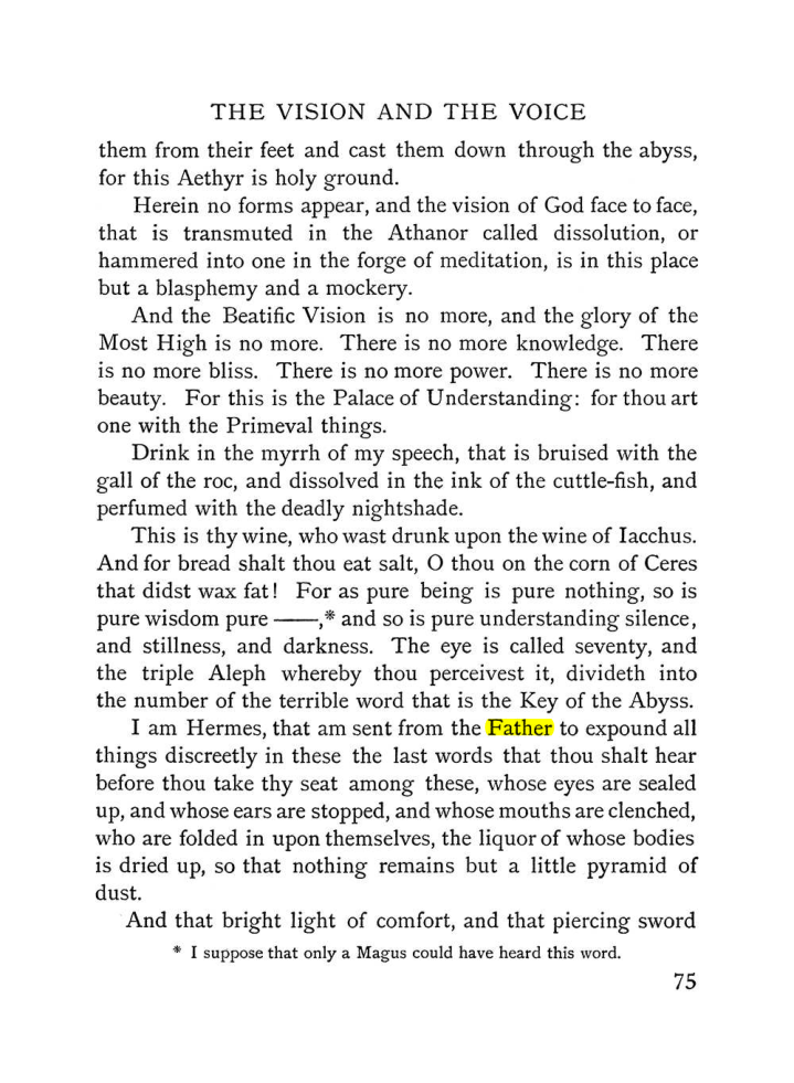 Original scan of The Vision and the Voice, PDF page 77