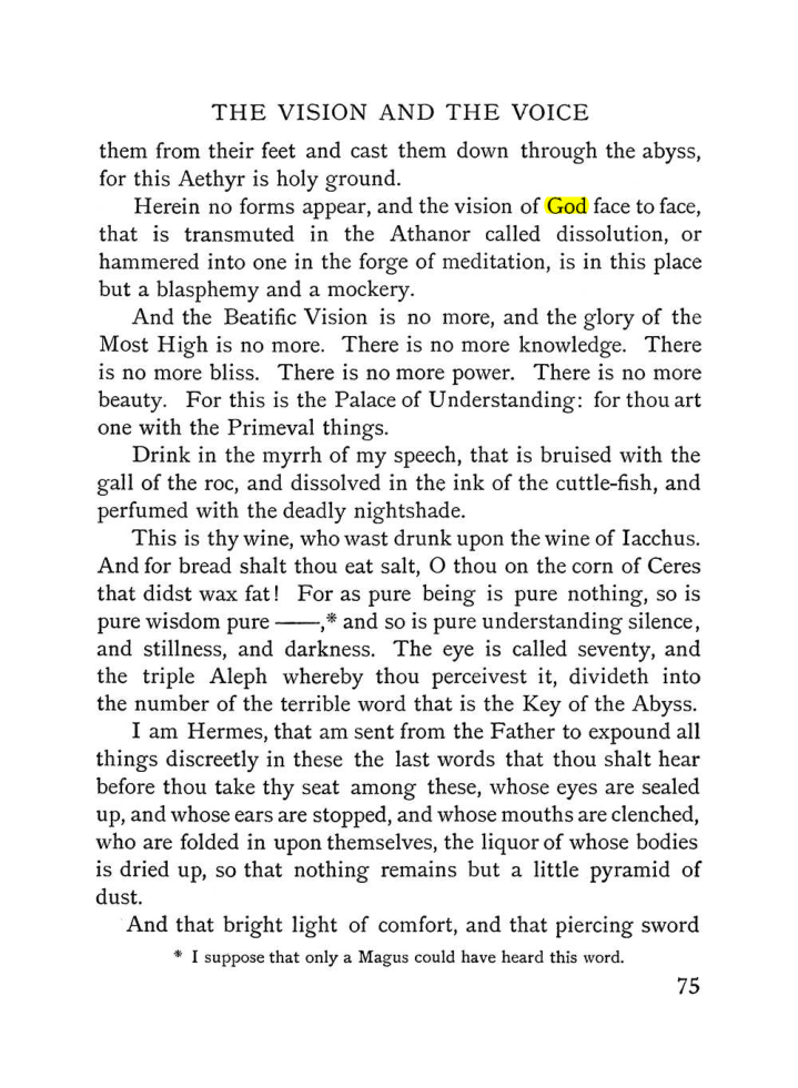 Original scan of The Vision and the Voice, PDF page 77