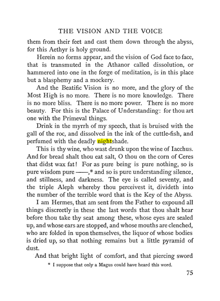 Original scan of The Vision and the Voice, PDF page 77