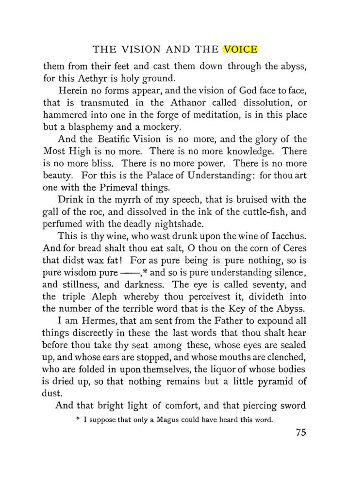 Original scan of The Vision and the Voice, PDF page 77