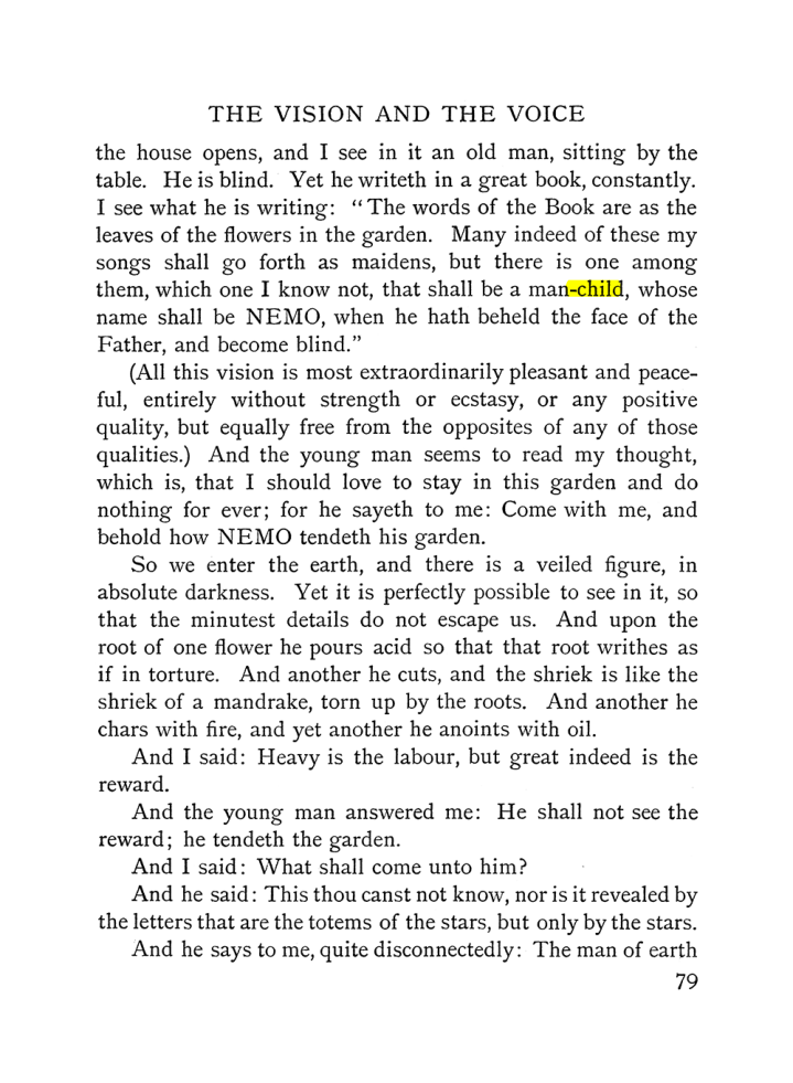Original scan of The Vision and the Voice, PDF page 81