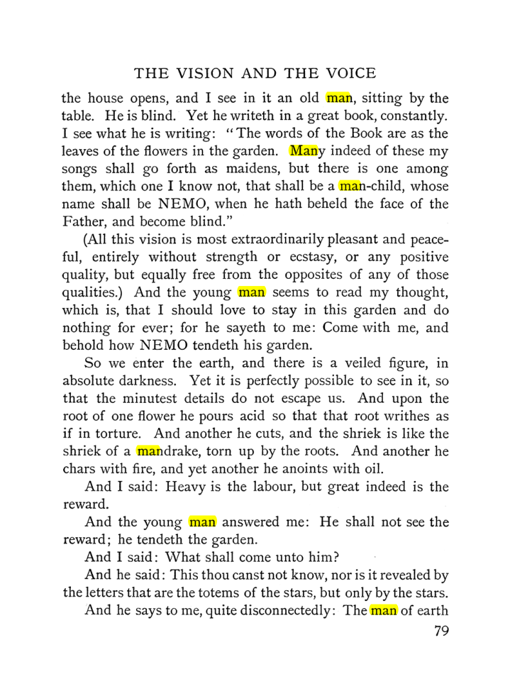 Original scan of The Vision and the Voice, PDF page 81