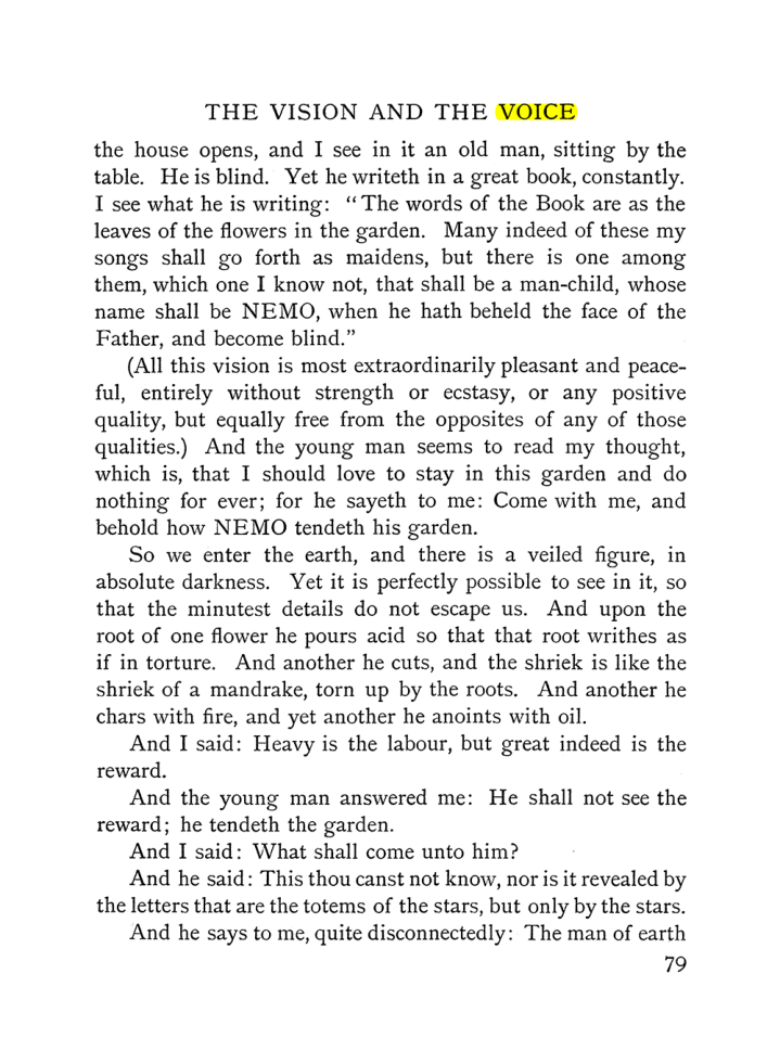 Original scan of The Vision and the Voice, PDF page 81