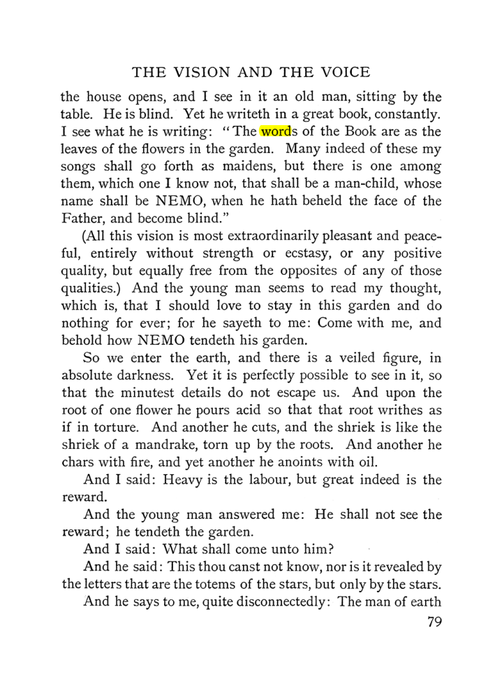 Original scan of The Vision and the Voice, PDF page 81