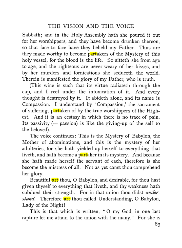 Original scan of The Vision and the Voice, PDF page 85