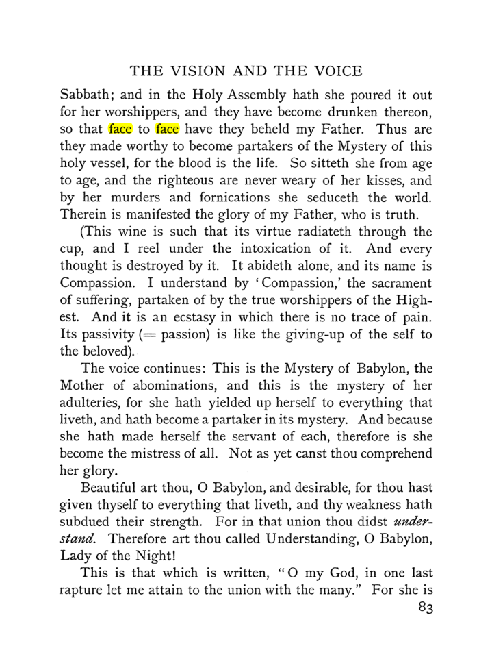 Original scan of The Vision and the Voice, PDF page 85