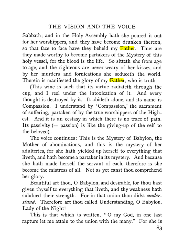 Original scan of The Vision and the Voice, PDF page 85