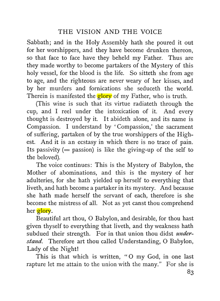 Original scan of The Vision and the Voice, PDF page 85