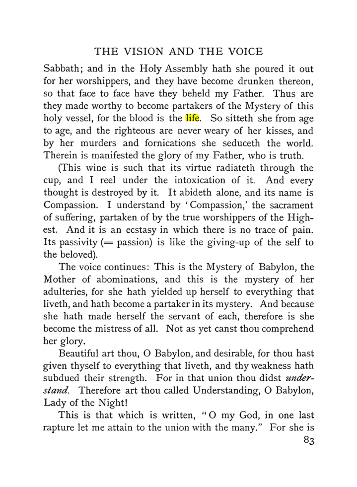 Original scan of The Vision and the Voice, PDF page 85