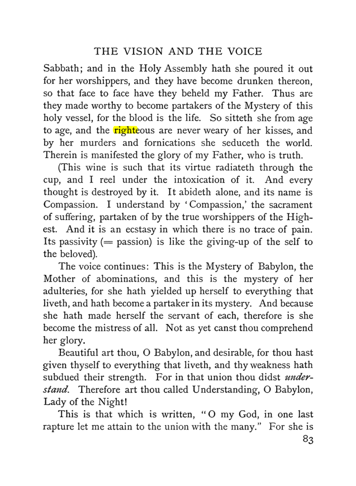 Original scan of The Vision and the Voice, PDF page 85