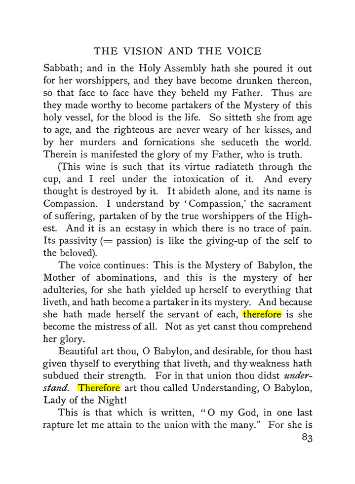 Original scan of The Vision and the Voice, PDF page 85