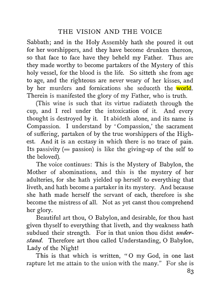 Original scan of The Vision and the Voice, PDF page 85