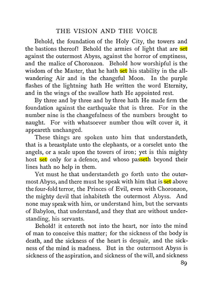Original scan of The Vision and the Voice, PDF page 91