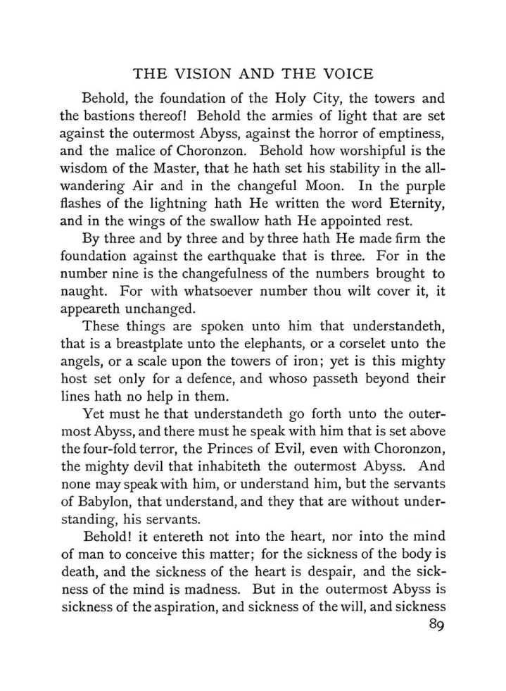 Original scan of The Vision and the Voice, PDF page 91