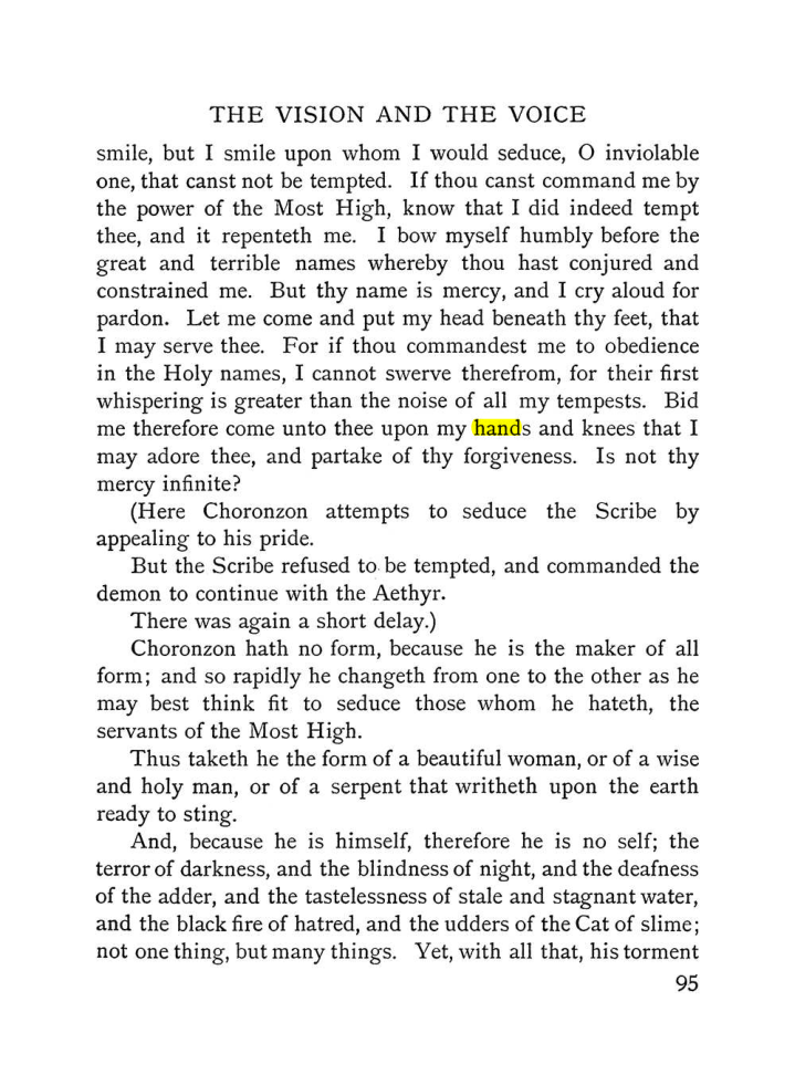 Original scan of The Vision and the Voice, PDF page 97