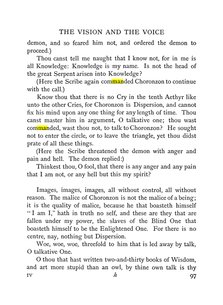 Original scan of The Vision and the Voice, PDF page 99