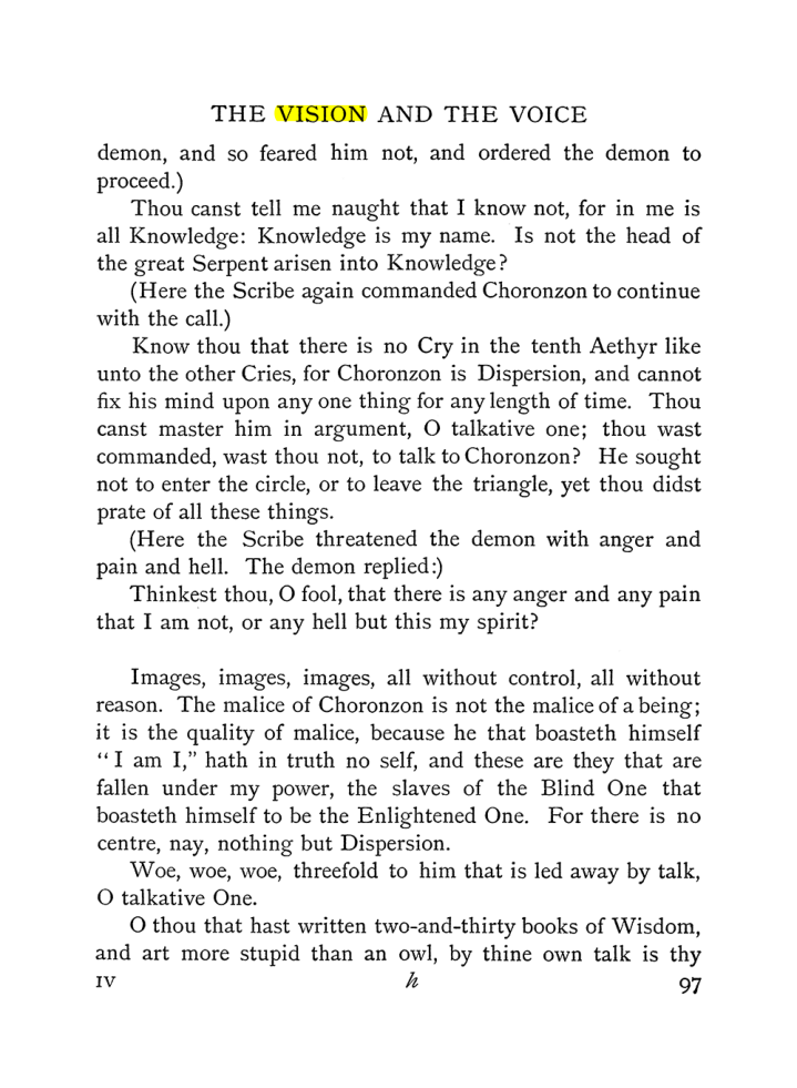 Original scan of The Vision and the Voice, PDF page 99