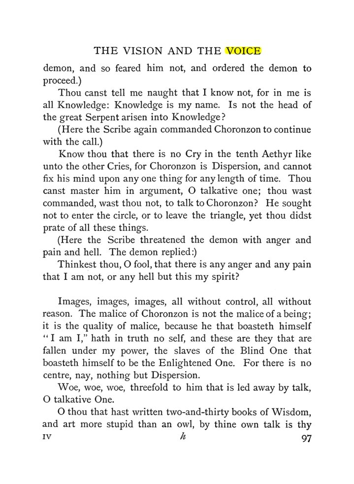 Original scan of The Vision and the Voice, PDF page 99