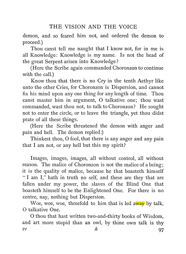 Original scan of The Vision and the Voice, PDF page 99
