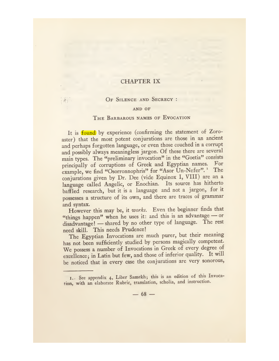 Original scan of Magick in Theory and Practice (Section 1), PDF page 104