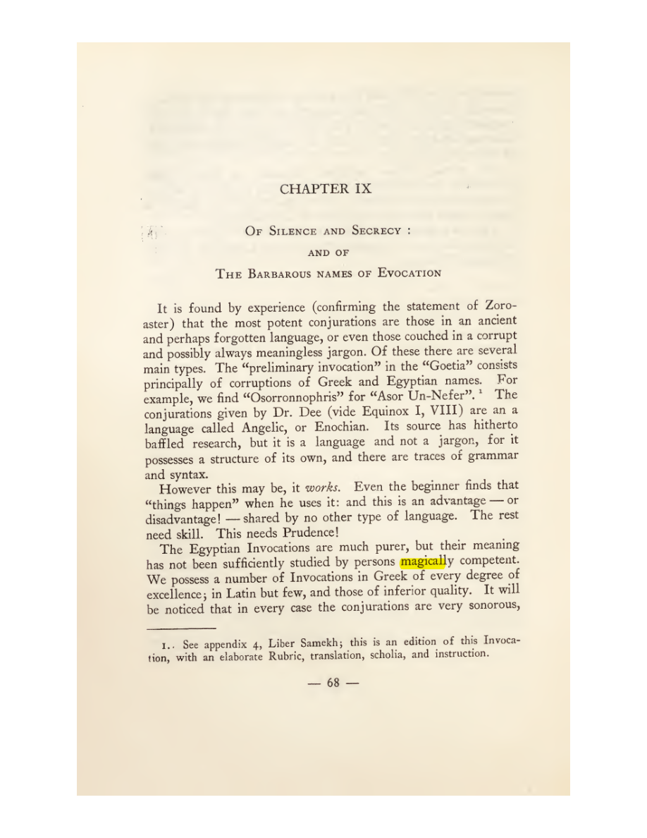 Original scan of Magick in Theory and Practice (Section 1), PDF page 104