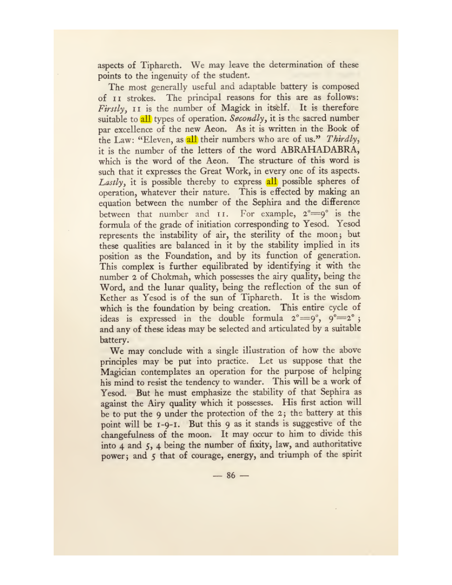 Original scan of Magick in Theory and Practice (Section 1), PDF page 122