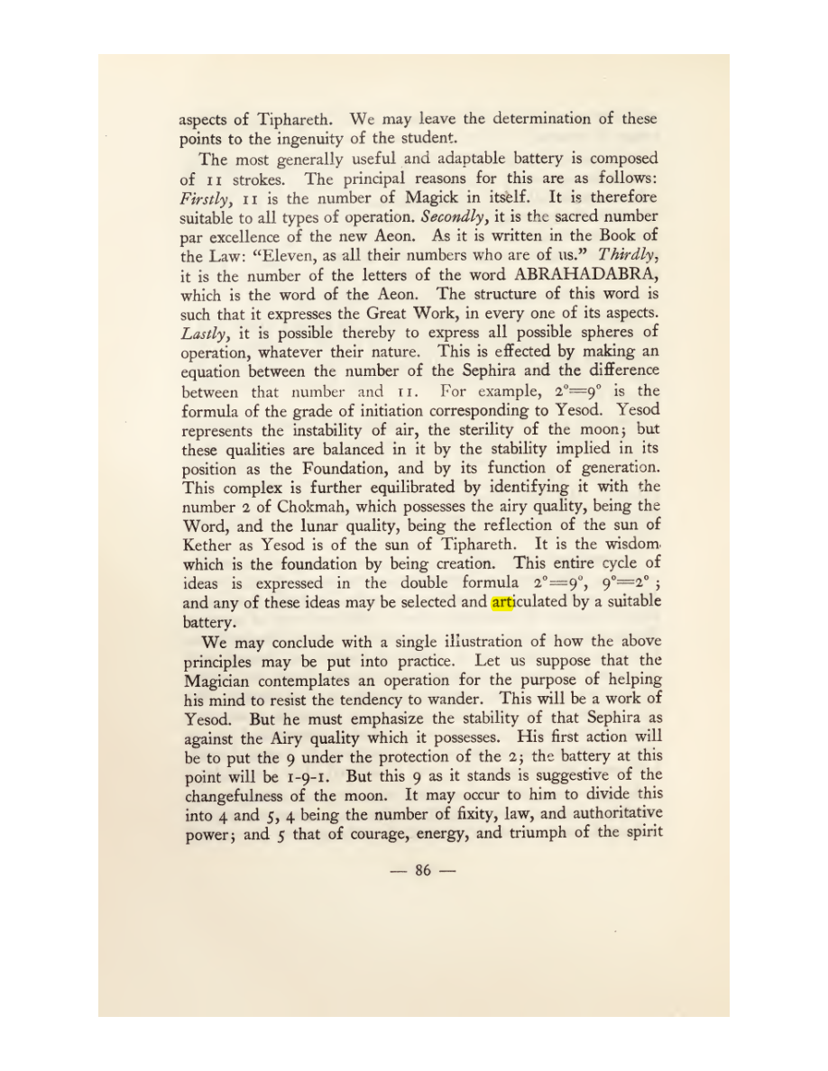 Original scan of Magick in Theory and Practice (Section 1), PDF page 122