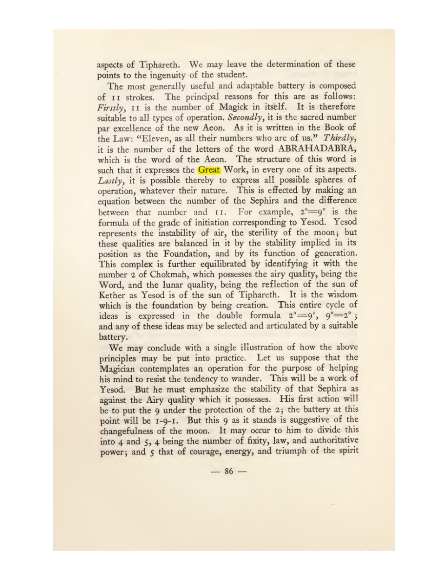 Original scan of Magick in Theory and Practice (Section 1), PDF page 122