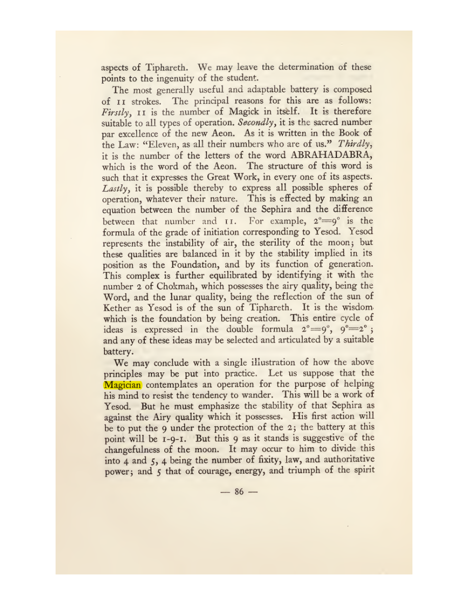 Original scan of Magick in Theory and Practice (Section 1), PDF page 122