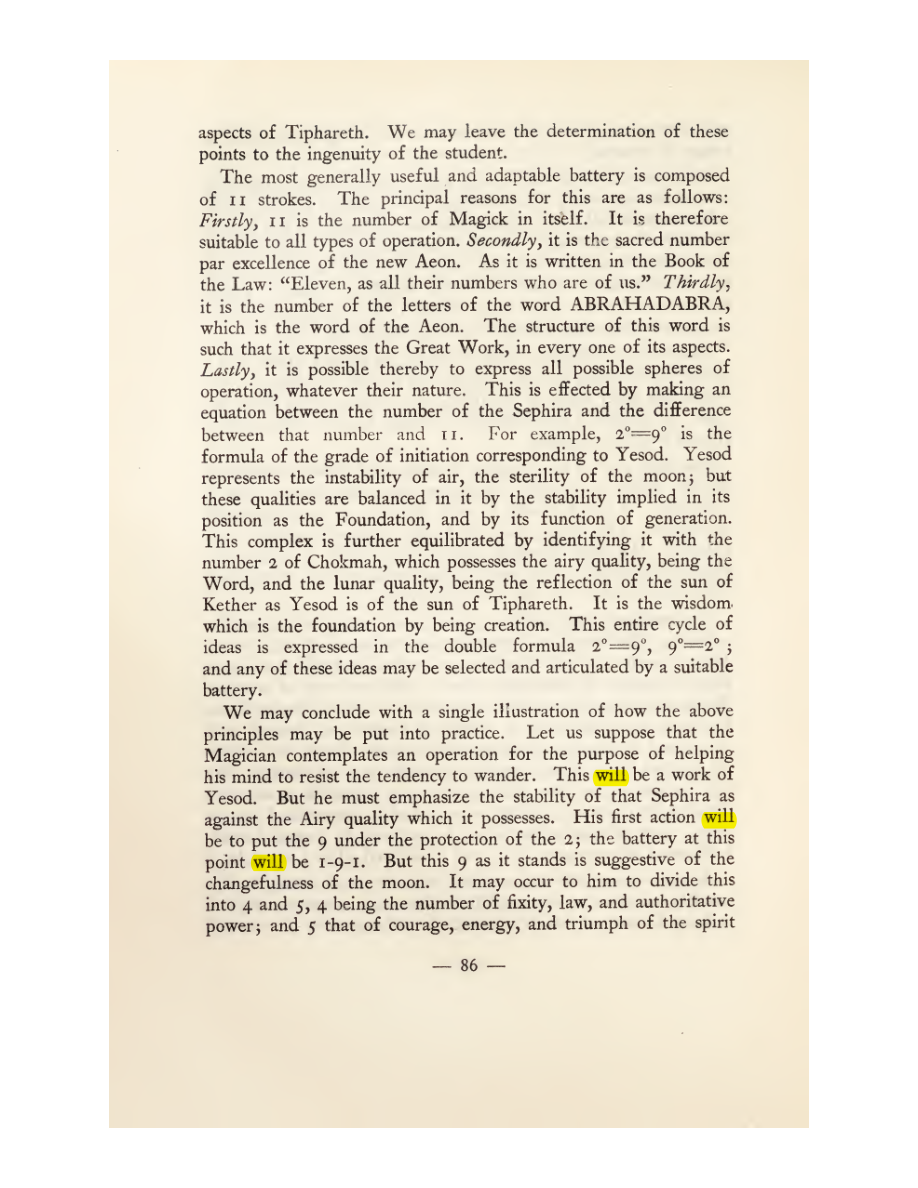 Original scan of Magick in Theory and Practice (Section 1), PDF page 122