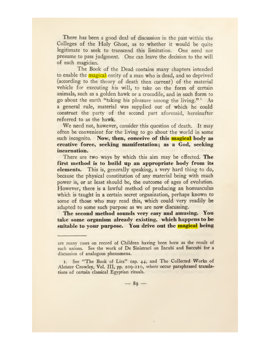 Original scan of Magick in Theory and Practice (Section 1), PDF page 125