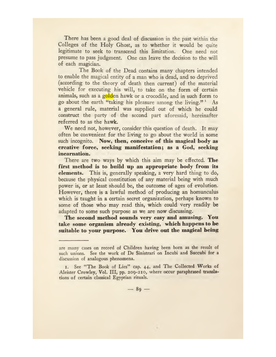 Original scan of Magick in Theory and Practice (Section 1), PDF page 125