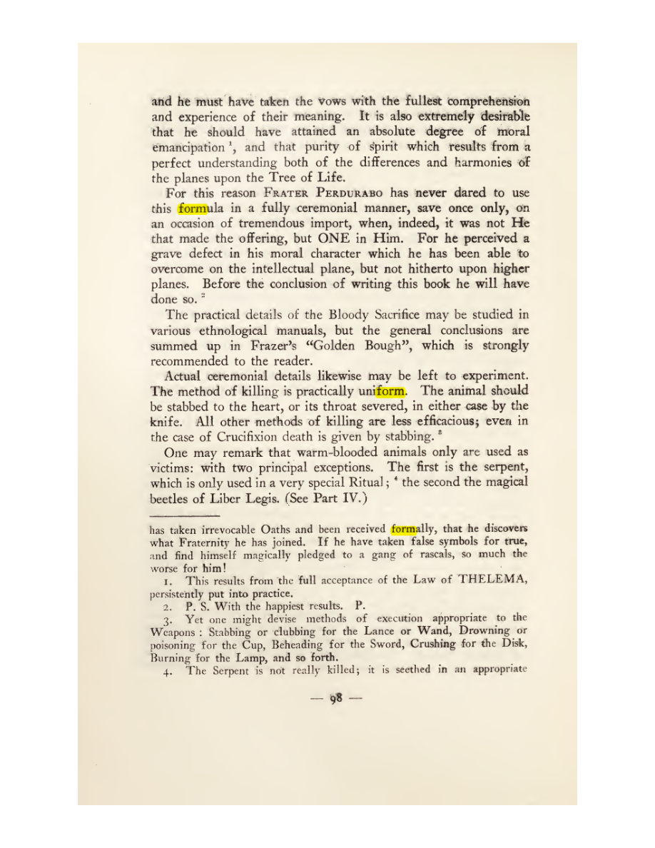 Original scan of Magick in Theory and Practice (Section 1), PDF page 134