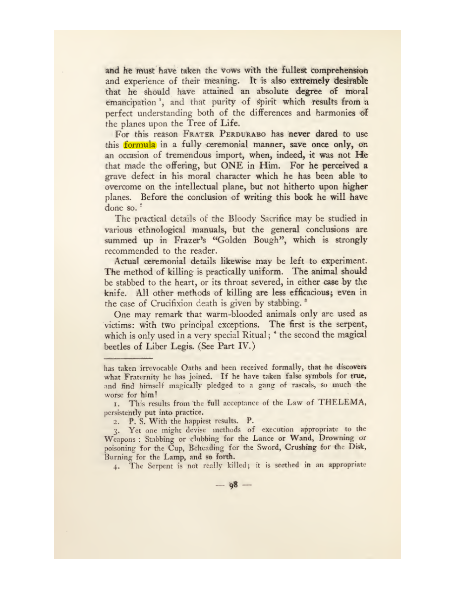Original scan of Magick in Theory and Practice (Section 1), PDF page 134