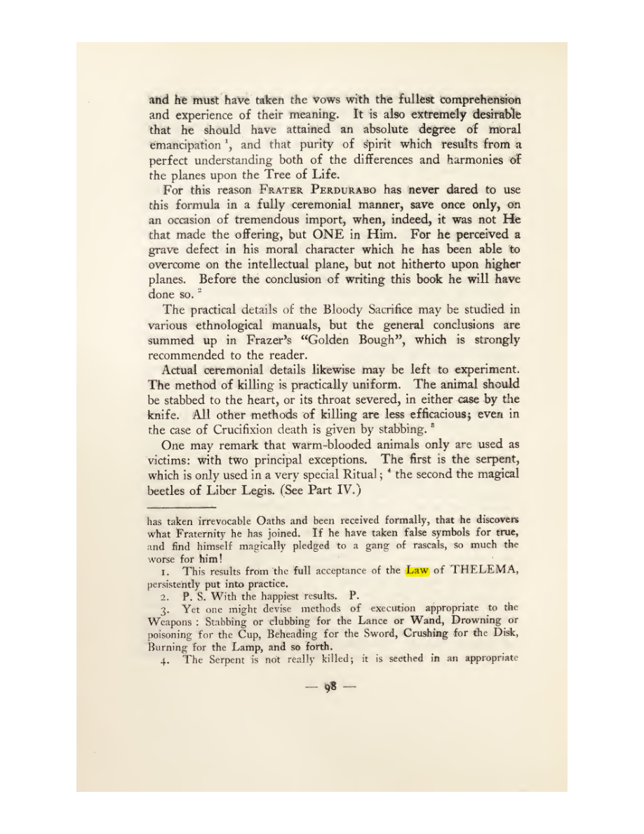 Original scan of Magick in Theory and Practice (Section 1), PDF page 134