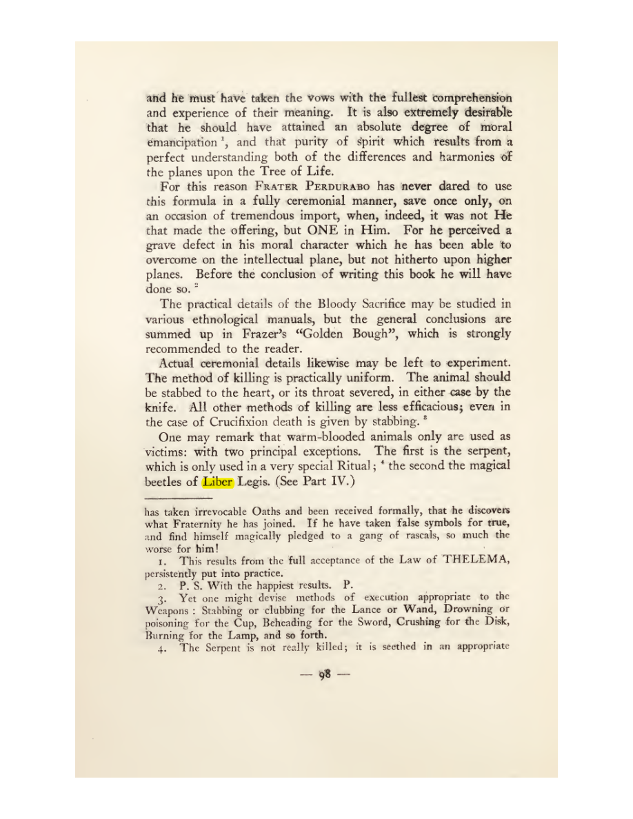 Original scan of Magick in Theory and Practice (Section 1), PDF page 134