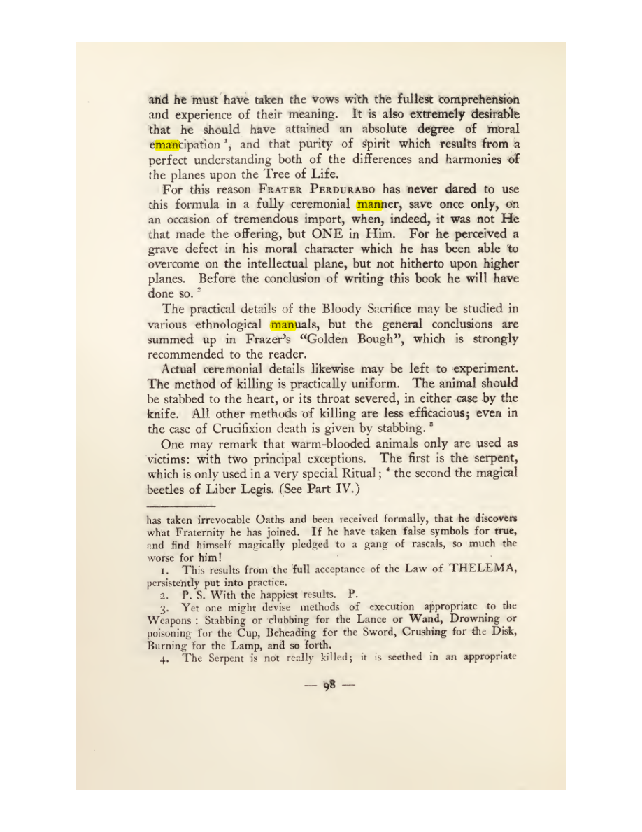 Original scan of Magick in Theory and Practice (Section 1), PDF page 134