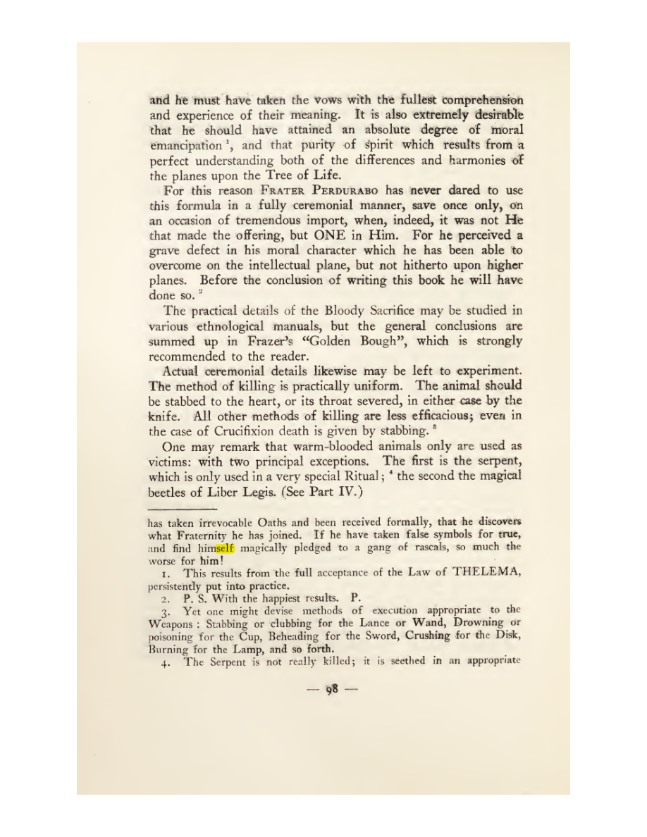 Original scan of Magick in Theory and Practice (Section 1), PDF page 134