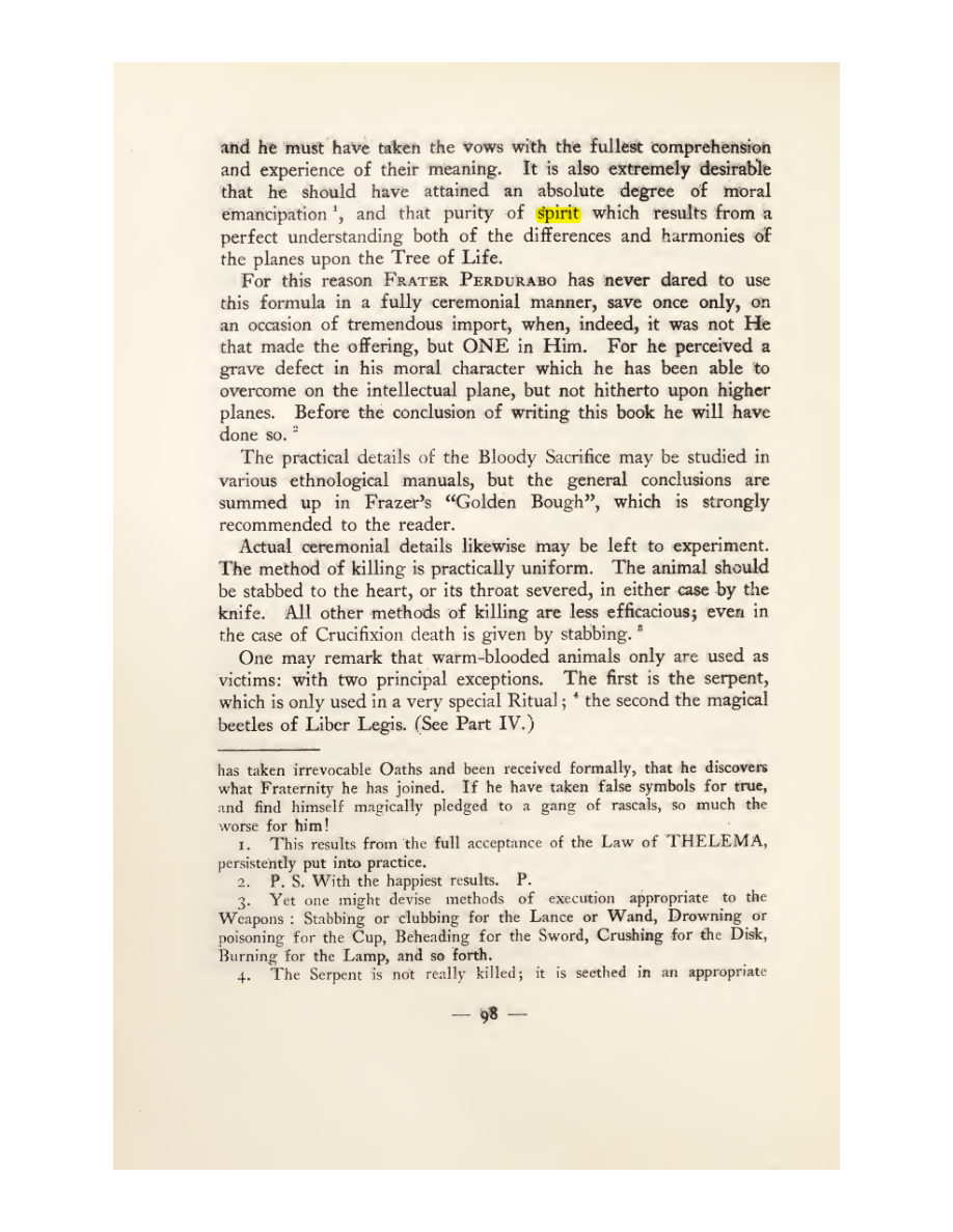 Original scan of Magick in Theory and Practice (Section 1), PDF page 134