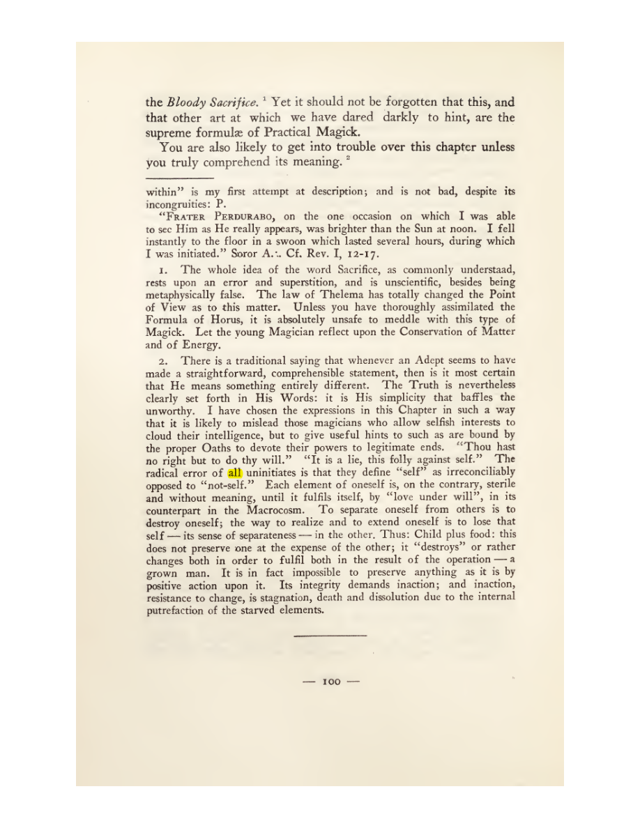 Original scan of Magick in Theory and Practice (Section 1), PDF page 136