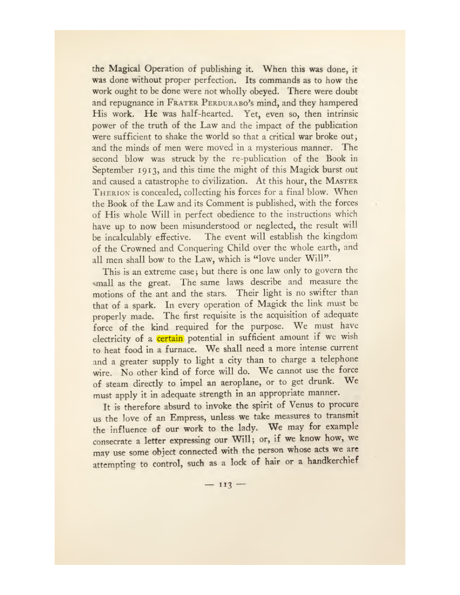 Original scan of Magick in Theory and Practice (Section 1), PDF page 149