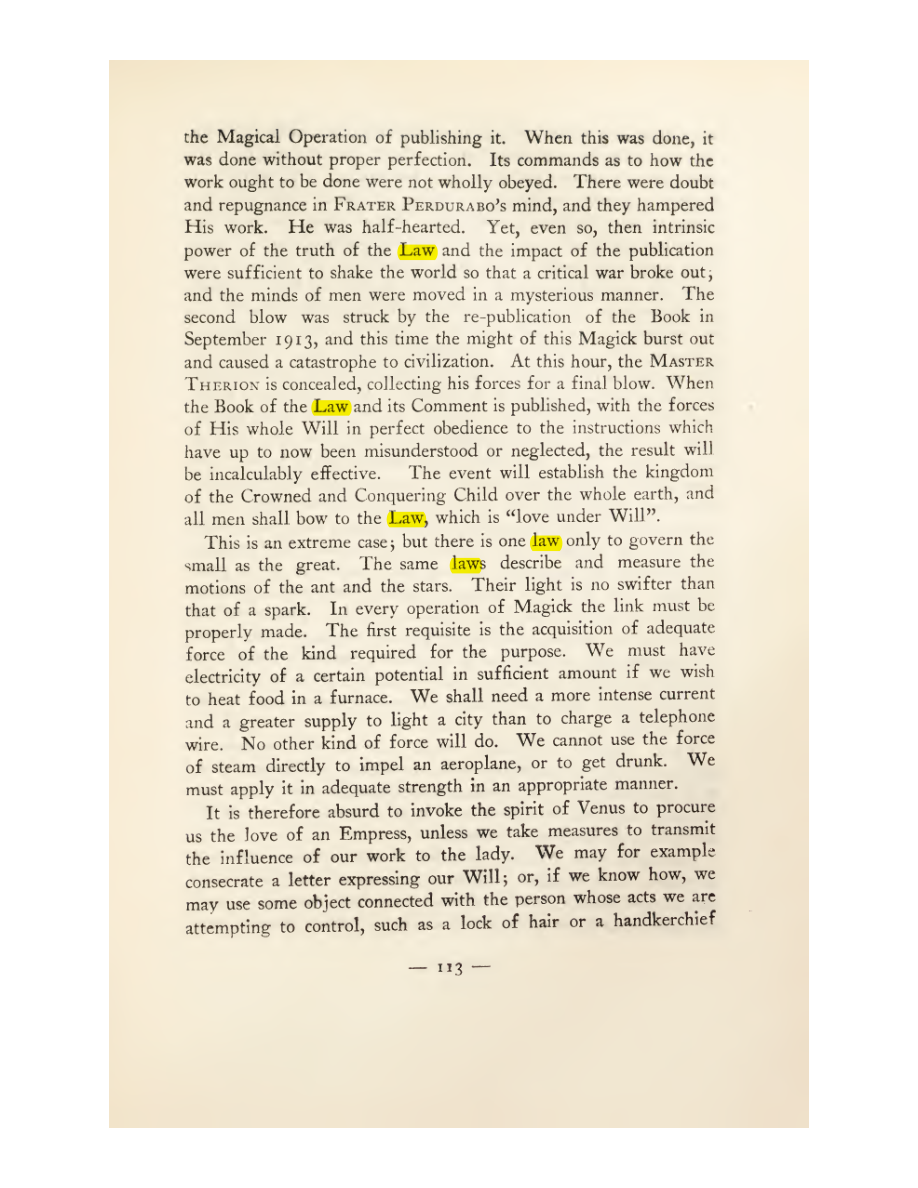 Original scan of Magick in Theory and Practice (Section 1), PDF page 149
