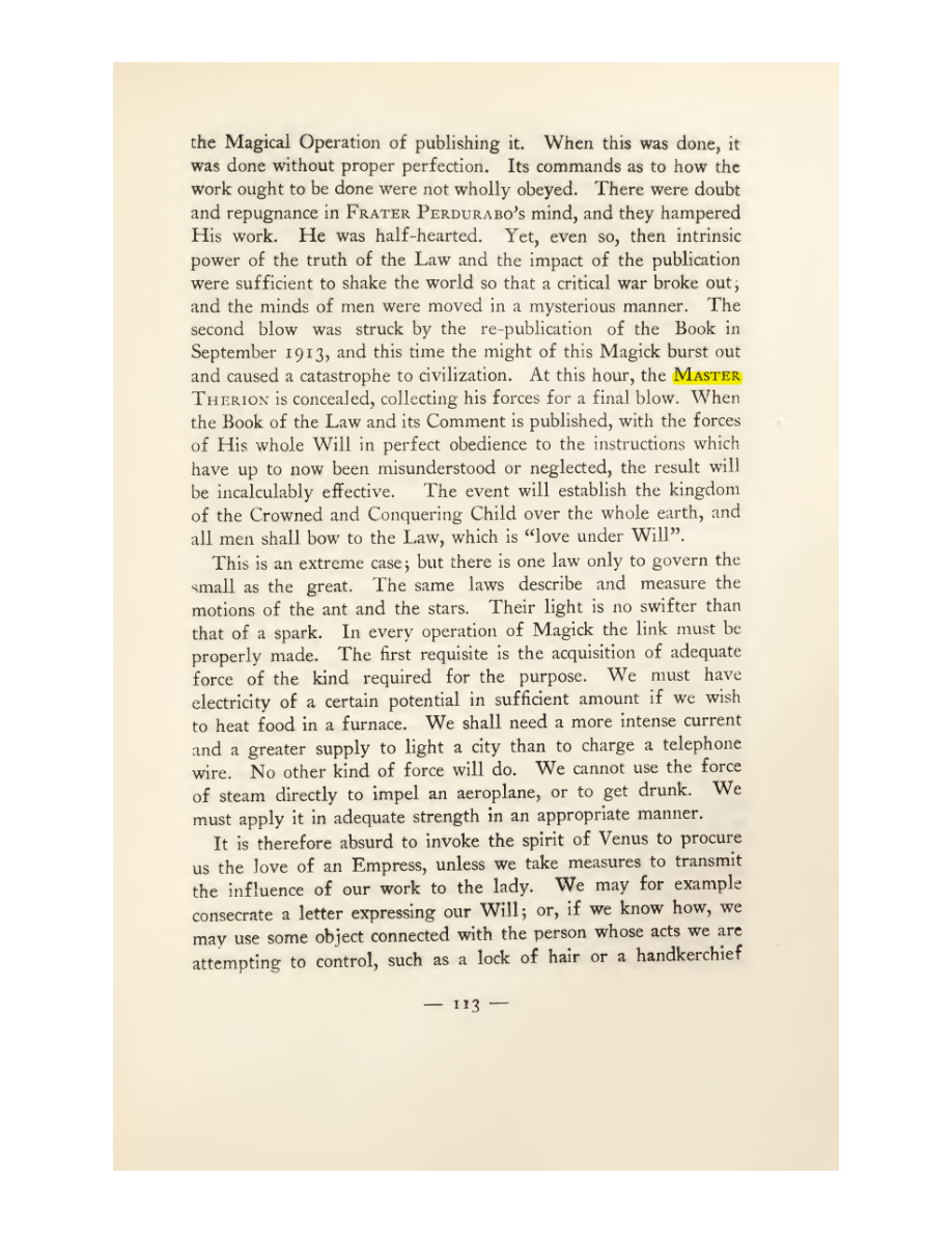 Original scan of Magick in Theory and Practice (Section 1), PDF page 149