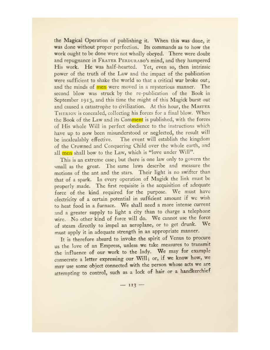 Original scan of Magick in Theory and Practice (Section 1), PDF page 149