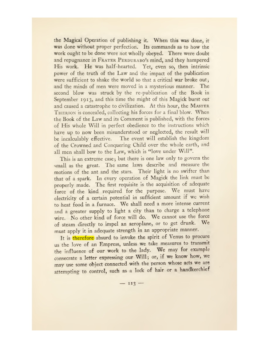 Original scan of Magick in Theory and Practice (Section 1), PDF page 149