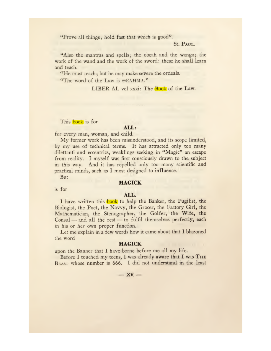 Original scan of Magick in Theory and Practice (Section 1), PDF page 17