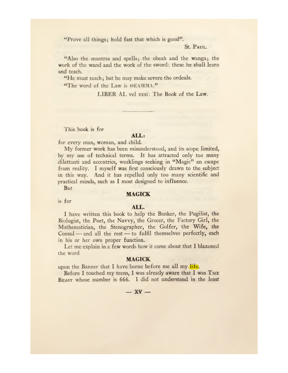 Original scan of Magick in Theory and Practice (Section 1), PDF page 17