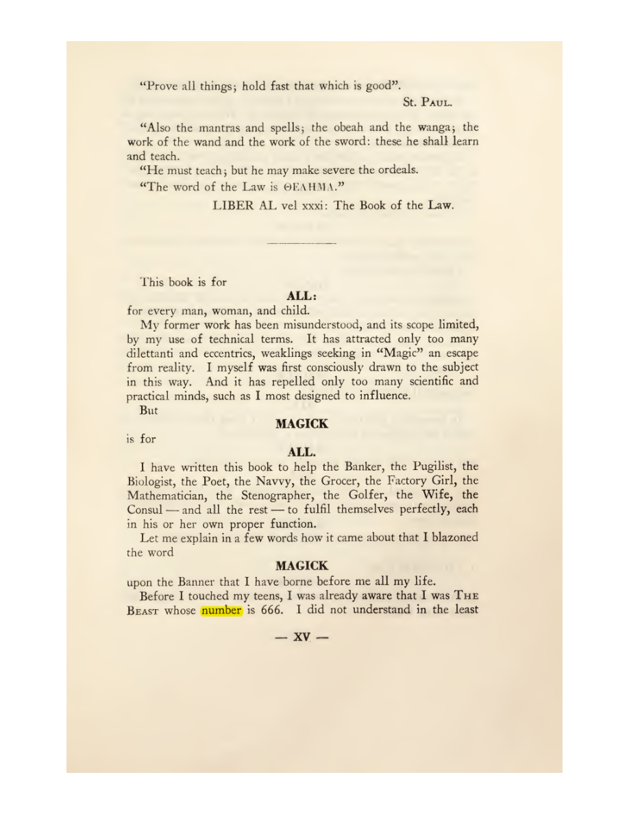 Original scan of Magick in Theory and Practice (Section 1), PDF page 17