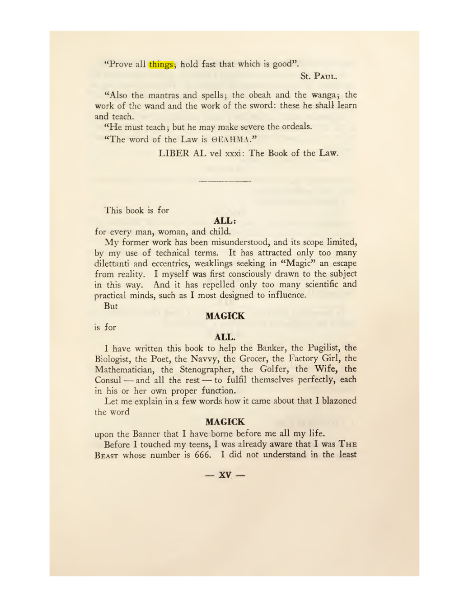 Original scan of Magick in Theory and Practice (Section 1), PDF page 17